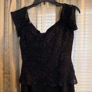 Chadwick’s Black Lace Prom Dress